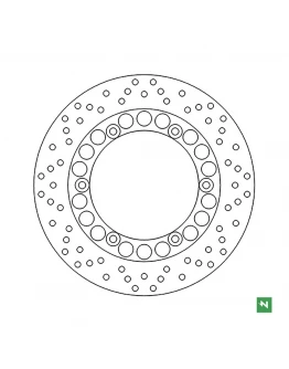 Disc de frana fata/spate NEWFREN - YAMAHA SR 125 '96-'03; SRX 600 '86-'95; XJ 600 '83-'91; XJ 900 '83-'94; spate YAMAHA TDM 900 '11-'14; XJ 900 '85-'03; FZR 1000 '87-'95; FZS 1000 FAZER '01-'05; XJR 1200/1300 '96-'16; MT-01 '05-'12 (267X132X5MM)