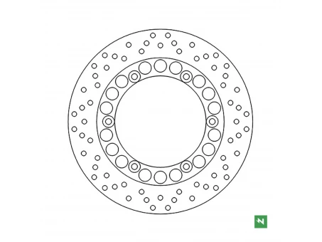 NEWFREN TARCZA HAMULCOWA PRZÓD/TYŁ YAMAHA SR 125 96-03; SRX 600 86-95; XJ 600 83-91; XJ 900 83-94; TYŁ YAMAHA TDM 900 11-14; XJ 900 85-03; FZR 1000 87-95; FZS 1000 FAZER 01-05; XJR 1200/1300 96-16; MT-01 05-12 (267X132X5MM) | DF5079A