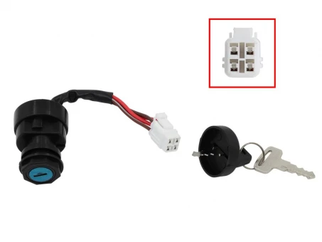 Contact pornire BRONCO (ignition switch) YAMAHA YFM 400 GRIZZLY 07-08, YFM 400/450 KODIAK 03-06, YFM 450 GRIZZLY 07-14, YFM 450 WOLVERINE 06-09, YFZ 450 04-09 (OEM: 5ND-82510-00-00; 5ND-82510-01-00; 5TG-82510-00-00) | AT-01269