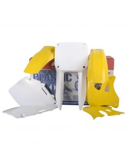 Kit plastice POLISPORT - SUZUKI RM 125/250 '96-'9 Alb