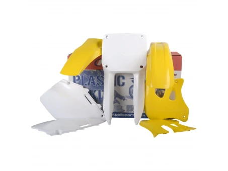 Kit plastice POLISPORT - SUZUKI RM 125/250 '96-'9 Alb