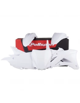 Kit plastice POLISPORT - KAWASAKI KX '14-'21 - Alb