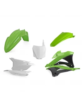 Kit plastice POLISPORT - KAWASAKI KX '14-22 - Verde Alb