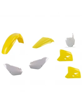 Kit plastice POLISPORT - SUZUKI RM - OEM Galben