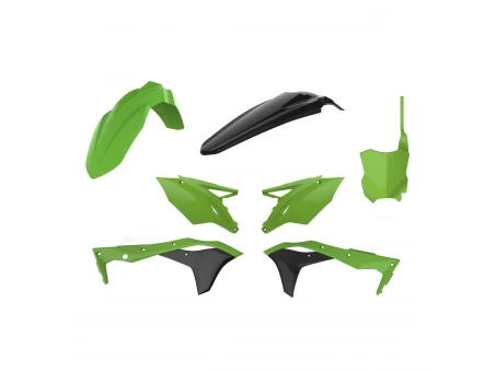 Kit plastice POLISPORT - KAWASAKI KX 250F '17-'20 - Verde Negru