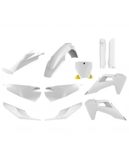Kit plastice POLISPORT - (FULL KIT) Husqvarna TC/FC TPI '19-22  - Alb