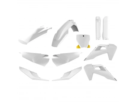 Kit plastice POLISPORT - (FULL KIT) Husqvarna TC/FC TPI '19-22  - Alb
