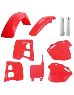 Kit plastice POLISPORT - (FULL KIT) HONDA CR 125 '91-'92; CR 250 '90-'91  - Rosu