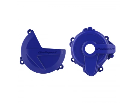 Kit protectii capac ambreiaj/alternator POLISPORT - cu capac pompa apa SHERCO SE 250/300 '14-22 - Albastru