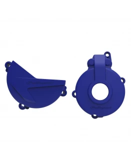 Kit protectii capac ambreiaj/alternator POLISPORT - cu capac pompa apa SHERCO SE-F 250 '14-'23; SE-F 300 '14-'23 - Albastru