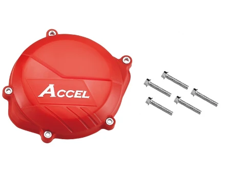 Protectie ambreiaj plastic ACCEL HONDA CRF450R 09-17 culoare rosu | CCP102RD