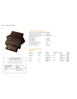 Modul aprindere CDI DZE SUZUKI LTZ 400 QUADSPORT '03-'07 (OEM 32900-07G00)