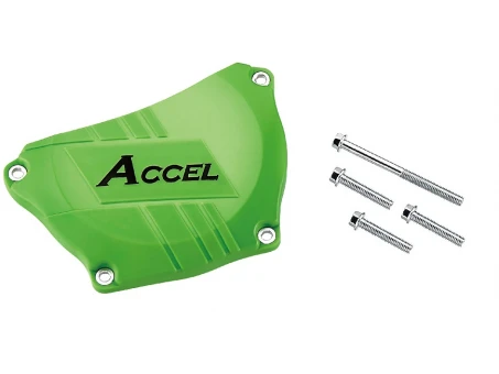 Protectie ambreiaj plastic ACCEL KAWASAKI KXF250 09-17 culoare verde | CCP301GR