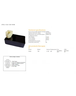 Modul aprindere CDI DZE HONDA TRX400EX/X 05-12