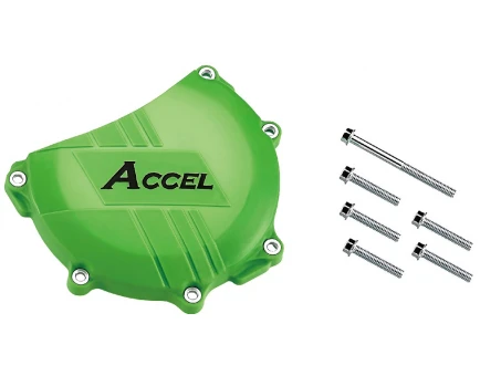 Protectie ambreiaj plastic ACCEL KAWASAKI KXF450 06-15 culoare verde | CCP302GR