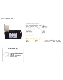Modul aprindere CDI DZE YOG 50 91 (2JA-85540-MO)