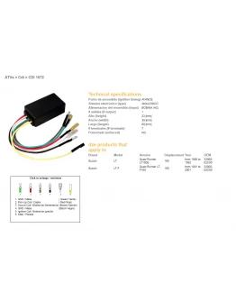 Modul aprindere CDI DZE SUZUKI LT/LTF 160 '89-'01 (OEM 32900-02C00)