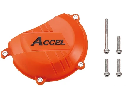 Protectie ambreiaj plastic ACCEL KTM SXF450 13-, EXCF450 12-, EXC 500 culoare portocaliu | CCP503OR
