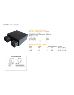 Modul aprindere CDI DZE HONDA CRF 250R '05-07 (30410-KRN-731, 30410-KRN-852, 30410-KRN-A02)