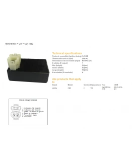 Modul aprindere CDI DZE HONDA CRF 110 '13-16