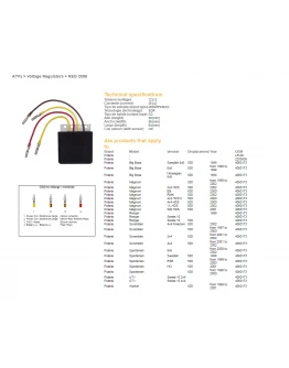 Regulator tensiune DZE POLARIS 500 98-02 (OEM 4060173) (ESR951)