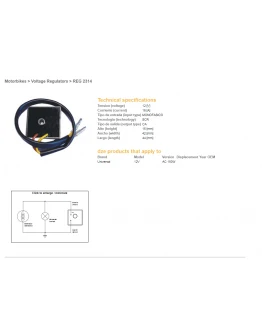 Regulator tensiune DZE UNIWERSALNY JEDNOFAZOWY (12V, 16A) (ESR012)