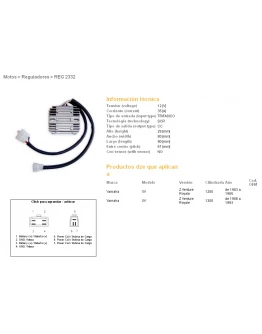Regulator tensiune DZE YAMAHA XVZ1200/1300 Z VENTURE ROYATE 83-93