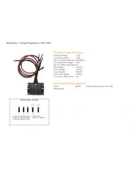 Regulator tensiune DZE HARLEY-DAVIDSON (ESR851)