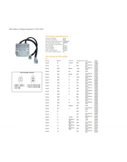 Regulator tensiune DZE SUZUKI GSXR 600/750 06-18, GSXR1000 07-16, GSF1250, VL800/1500, DL650 13-17, SFV650 GLADIUS, VZ800 05-09, GSX1300B-KING MOSFET (ESR552)