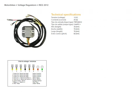 DZE REGULATOR NAPIĘCIA BMW R60/75/65/80/90/100, MOTO GUZZI 650/750/850/1000 75-95 (12321244409, 12311244063) (ESR450) | 2512-01