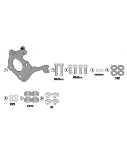 Suport parbriz KAPPA - 1173SK CF MOTO CL 700X '21-'22