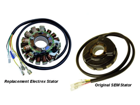 Stator alternator cu lumini ELECTREX - KTM 400/600/620 83-99(LC4), HUSABERG 99, HUSQVARNA TE410/510 | ST5500L