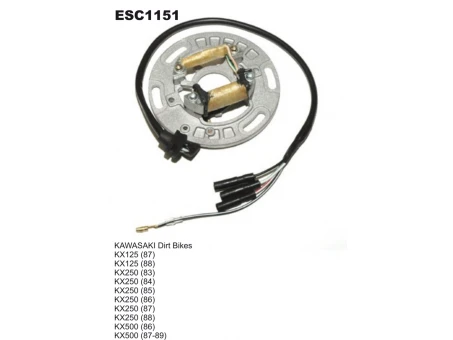 Stator alternator ELECTROSPORT - KAWASAKI KX 125 87-88, 250 83-88, 500 86-88 | ESC1151