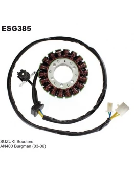 Stator alternator ELECTROSPORT - SUZUKI AN 400 Burgman (03-06) ( cu impulsator)