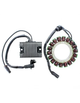 Stator alternator ELECTROSPORT - HARLEY DAVIDSON XL SPORTSTER 883/1200 (94-03) HIGHPOWER (3-fazic + regulator de tensiune ESR856 inclus în pachet)