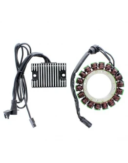 Stator alternator ELECTROSPORT - HARLEY DAVIDSON XL SPORTSTER 883/1200 (92-93) HIGHPOWER (3-fazic + regulator de tensiune ESR855 inclus în pachet)