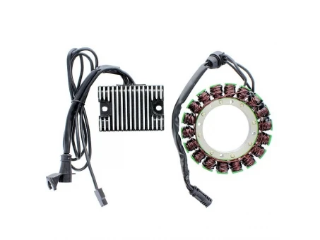 Stator alternator ELECTROSPORT - HARLEY DAVIDSON XL SPORTSTER 883/1200 (92-93) HIGHPOWER (3-fazic + regulator de tensiune ESR855 inclus în pachet) | ESK217