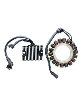 Stator alternator ELECTROSPORT - HARLEY DAVIDSON XL SPORTSTER 883-1200 07-14 (3-fazic + regulator de tensiune ESR858 inclus în pachet)