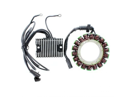 Stator alternator ELECTROSPORT - HARLEY DAVIDSON SOFTAIL (00), DYNA (99-03) (TWIN CAM 88) (3-fazic + regulator de tensiune ESR852 inclus în pachet) | ESK223