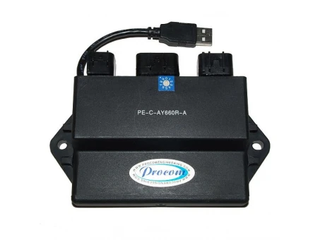 Modul de aprindere ELECTROSPORT - YAMAHA RHINO 660 (04-07), RHINO 450 (06-10) programabil prin USB | PECAY660RA
