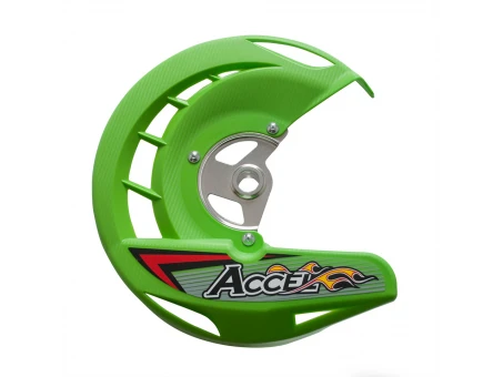Protectie disc fata ACCEL KAWASAKI KXF 250/450 06-18 culoare verde (FDG-03GR) | FDG03GR