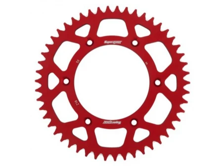 Pinion spate SUPERSPROX Aluminiu 7075-T6 (ERGAL) 289 48 HONDA CR/CRF 83-16 (JTR210.48) Culoare Rosu | RAL-210:48-RED