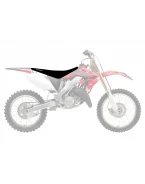 Husă șa BLACKBIRD HONDA CR 125/250 '02-'07, CRF 450F '02-'04 ZEBRA culoare Negru Rosu