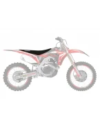 Husă șa BLACKBIRD HONDA CRF 250R '18-'21, CRF 450R '17-'20, CRF 450X '17-'23 ZEBRA culoare Negru Rosu