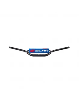 Ghidon cu traversa SCAR 28,6 mm MCGRATH/SHORT - Negru burete Albastru/Alb