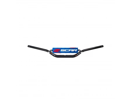 Ghidon cu traversa SCAR 28,6 mm MCGRATH/SHORT - Negru burete Albastru/Alb | S9172BL