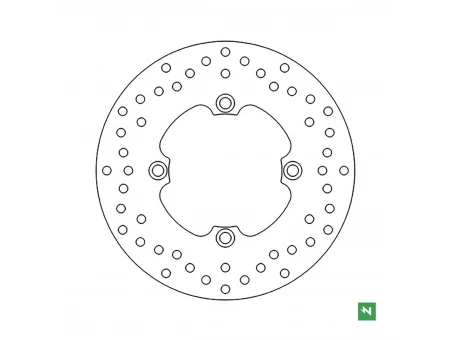 NEWFREN TARCZA HAMULCOWA TYŁ HONDA XL 600/650/700V TRANSALP 91-07; CB 500 97-05; CB750 92-02; CB 900 HORNET 02-07; BUELL 93-10 (WSZYSTKIE 1200CCM) (240X105X5) (NG209) | DF5005A