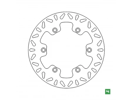 NEWFREN TARCZA HAMULCOWA PRZÓD HONDA XL 600V 87-98 TRANSALP; DAELIM VL 125 DAYSTAR 00-12 (276x144x4,5) (6x10,5mm) | DF5176A