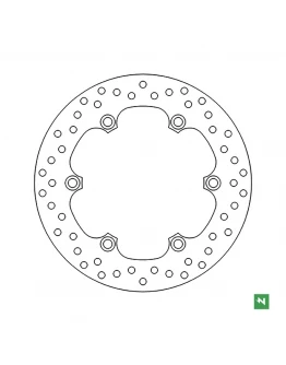 Disc de frana spate NEWFREN - HONDA NSS 125/250/300 FORZA '08-'19; FJS 400/600 SILVER WINGS '01-'08; XLV 1000 VARADERO '03-'11; CBR 1100XX BLACKBIRD '97-'08; CB 1100SF X ELEVEN '00-'03; CB 1300F '03-'08 (256X144X5)