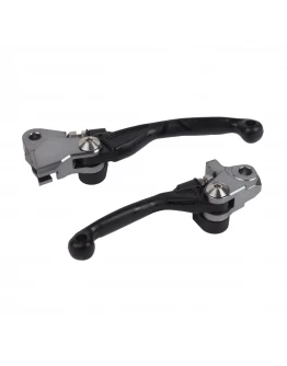 Kit manete frana si ambreiaj POLISPORT - SUZUKI RMZ 250 '07-22; RMZ 450 '05-22 - Negru